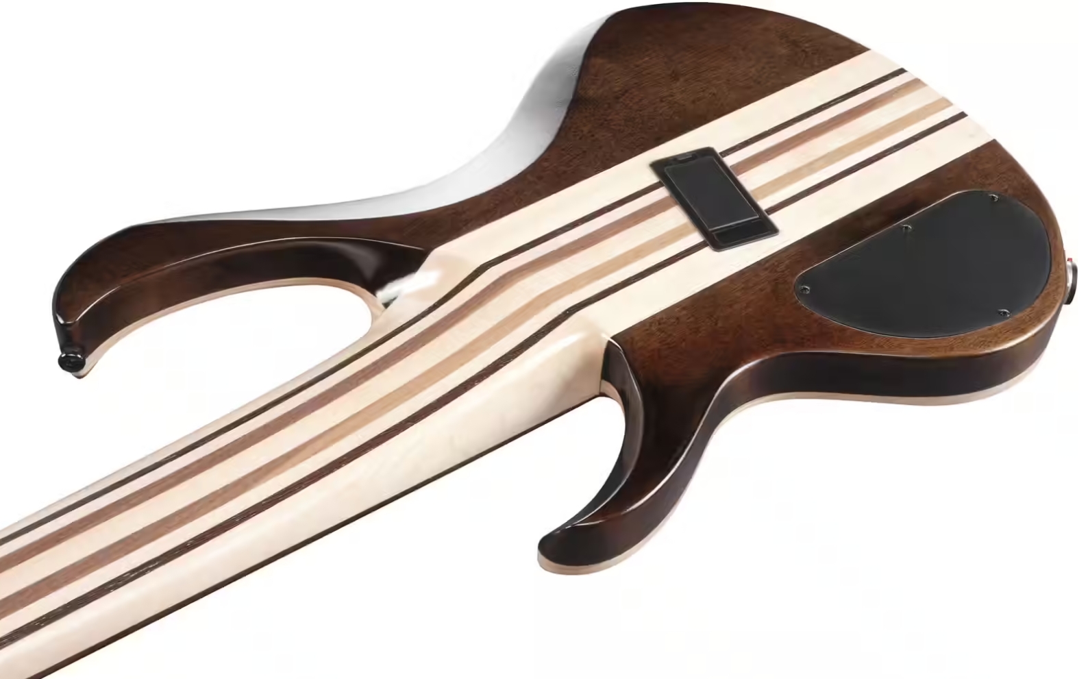 Ibanez Btb7ms Nml Workshop 7c Multiscale Active Rw - Natural Mocha Low Gloss - Basse Électrique Solid Body - Variation 3