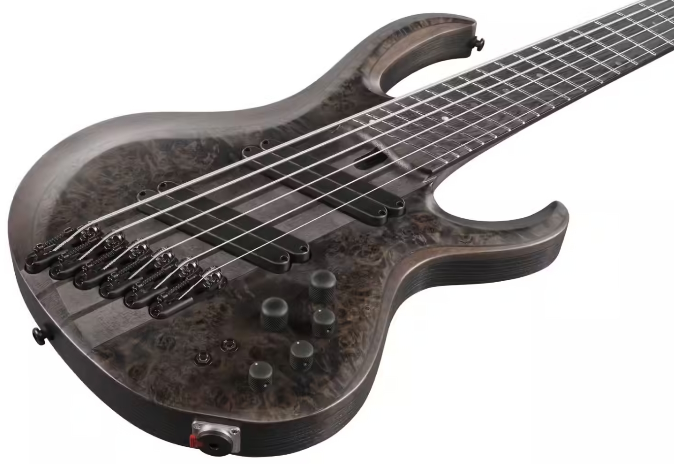 Ibanez Btb806ms Tgf Workshop 6c Multiscale Active Pp - Transparent Gray Flat - Basse Électrique Solid Body - Variation 2