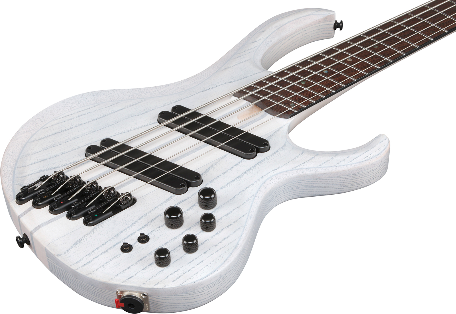 Ibanez Btb865ms Twf Workshop 5c Multiscale Active Pp - Transparent White Flat - Basse Électrique Solid Body - Variation 2