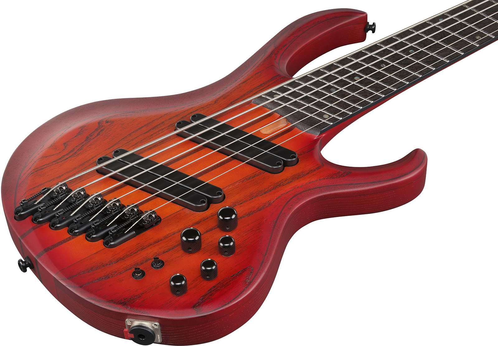 Ibanez Btb866ms Brf Workshop 6c Multiscale Active Pp - Brown Topaz Burst Flat - Basse Électrique Solid Body - Variation 2