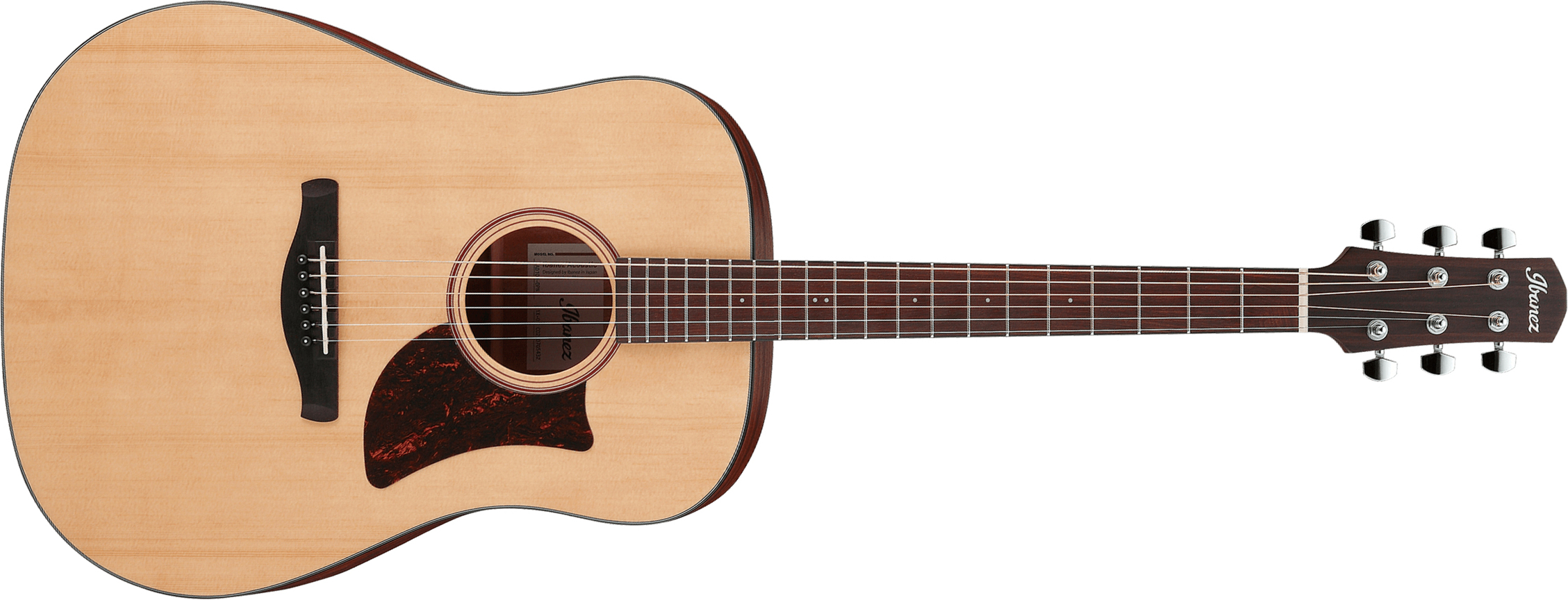 Ibanez Aad100 Opn Advanced Dreadnought Epicea Okoume Ova - Open Pore Natural - Guitare Acoustique - Main picture