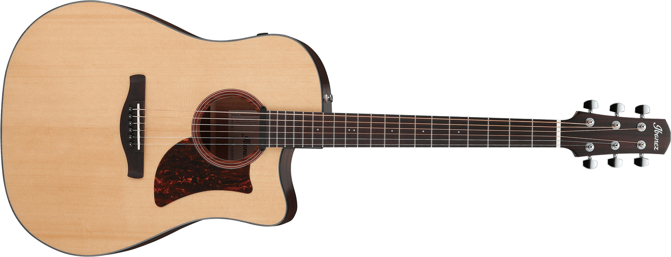 Ibanez Aad170ce Lgs Advanced Dreadnought Cw Epicea Okoume Ova - Natural Low Gloss - Guitare Electro Acoustique - Main picture