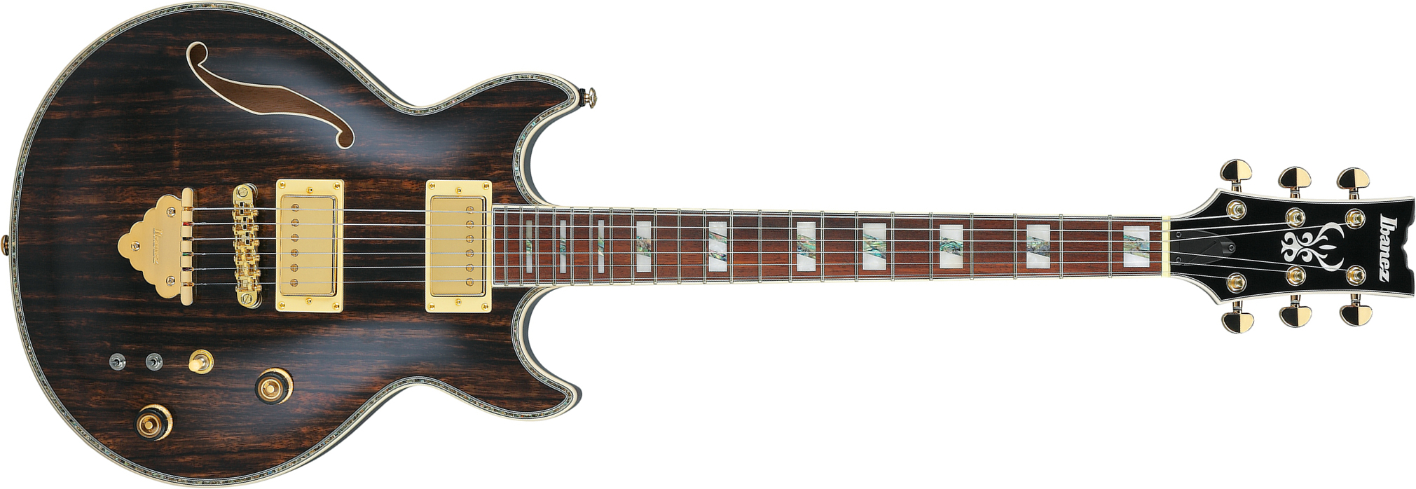 Ibanez Ar520hme Nt Standard Artist 2h Ht Jat - Natural - Guitare Électrique 1/2 Caisse - Main picture