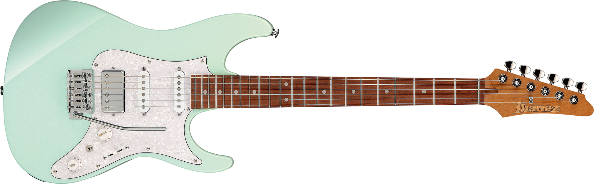 Ibanez Az22s2 Mgr Standard Hss Trem Jat - Mint Green - Guitare Électrique Forme Str - Main picture