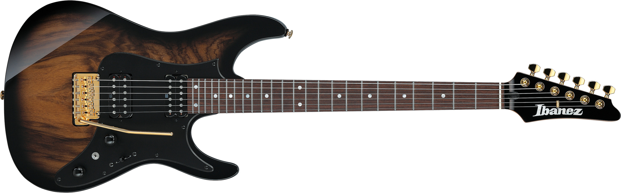 Ibanez Az41p1ew Ngt Premium 2h Trem Rw - Natural Gray Burst - Guitare Électrique Forme Str - Main picture
