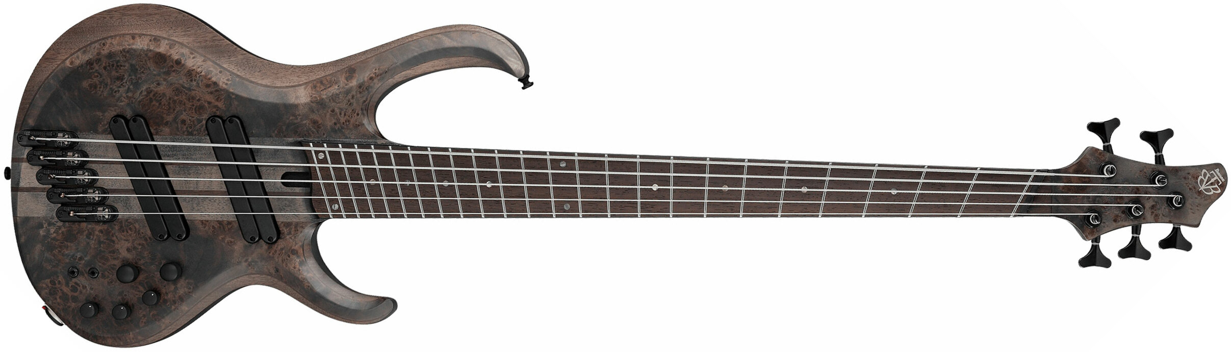 Ibanez Btb805ms Tgf 5c Multiscale Active Pp - Transparent Gray Flat - Basse Électrique Solid Body - Main picture