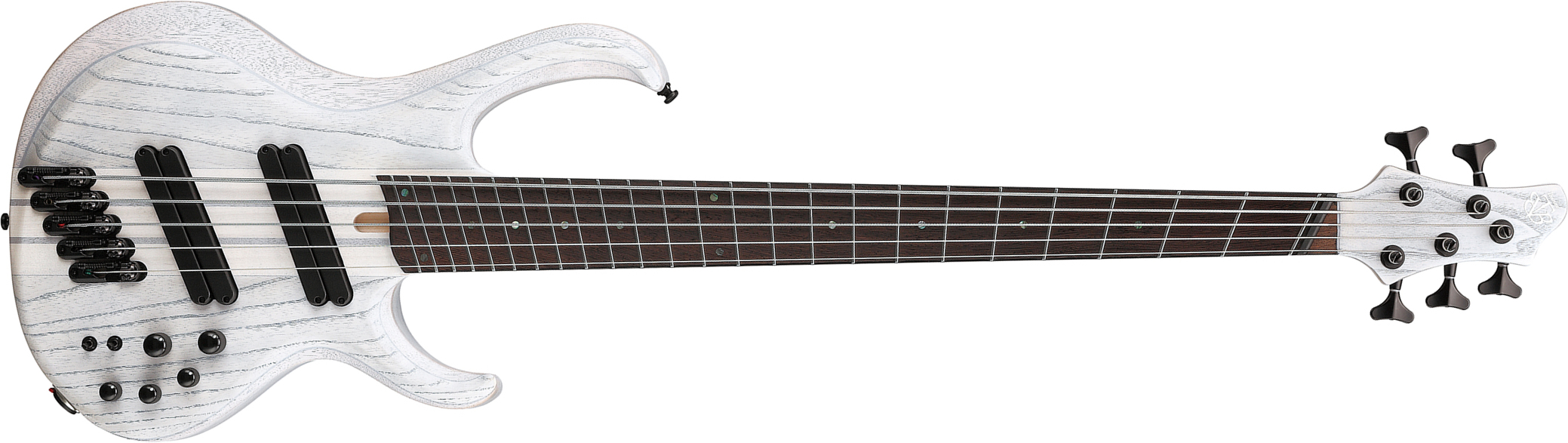 Ibanez Btb865ms Twf Workshop 5c Multiscale Active Pp - Transparent White Flat - Basse Électrique Solid Body - Main picture