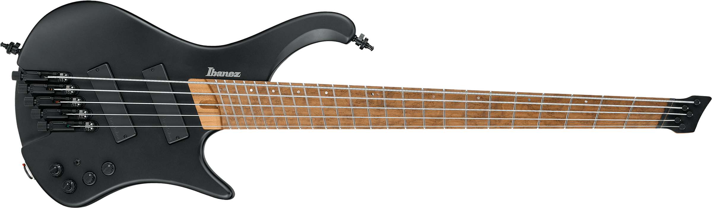 Ibanez Ehb1005ms Bkf Workshop 5c Multiscale Active Bartolini Mn - Black Flat - Basse Électrique Solid Body - Main picture