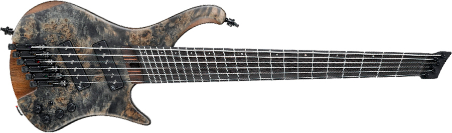 Ibanez Ehb1506ms Bif Workshop 6c Multiscale Active Pp - Black Ice Flat - Basse Électrique Solid Body - Main picture