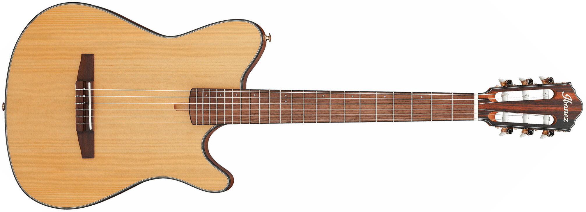 Ibanez Frh10n Ntf Hybrid Cw Epicea Sapele Wal - Natural Flat - Guitare Classique Format 4/4 - Main picture