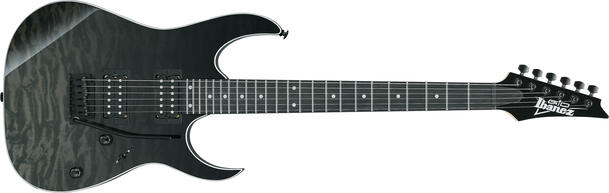 Ibanez Grg120qasp Bkg Gio 2h Trem Pur - Black Gradation - Guitare Électrique Forme Str - Main picture
