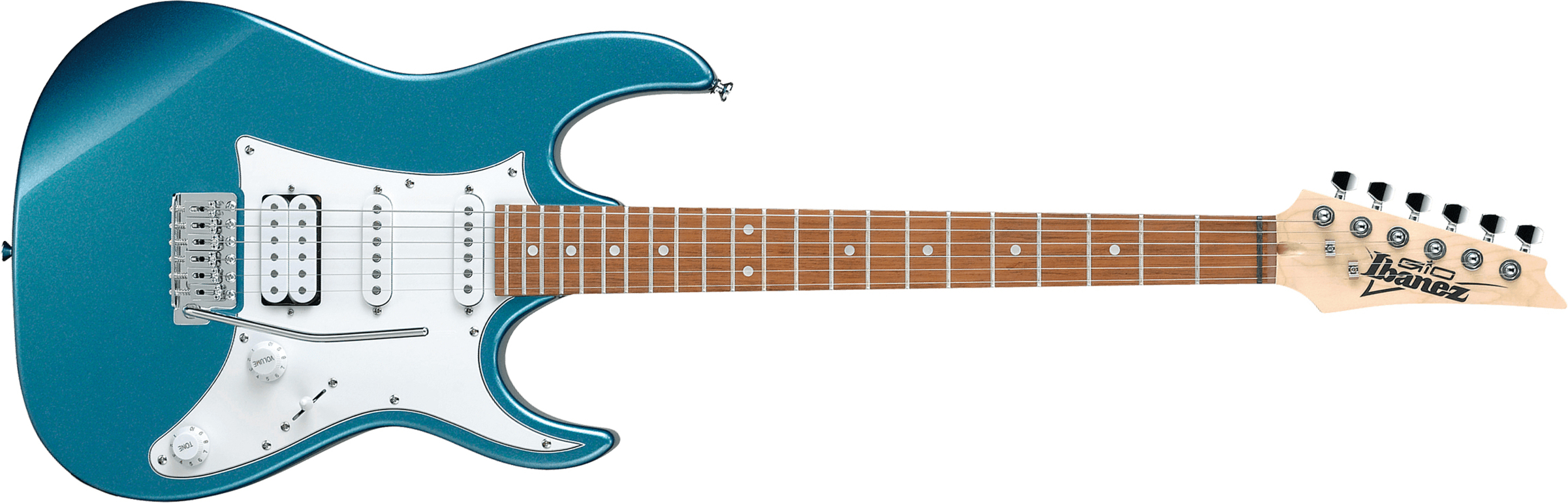 Ibanez Grx40 Mlb Gio Hss Trem Jat - Metallic Light Blue - Guitare Électrique Forme Str - Main picture