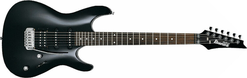 Ibanez Gsa60 Bkn Gio Hss Trem Nzp - Black Night - Guitare Électrique Forme Str - Main picture