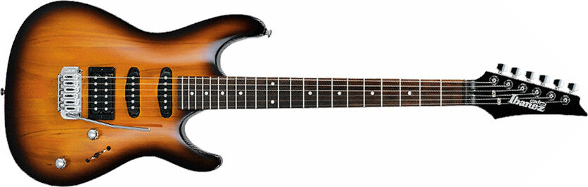 Ibanez Gsa60 Bs Gio Hss Trem Nzp - Brown Sunburst - Guitare Électrique Forme Str - Main picture