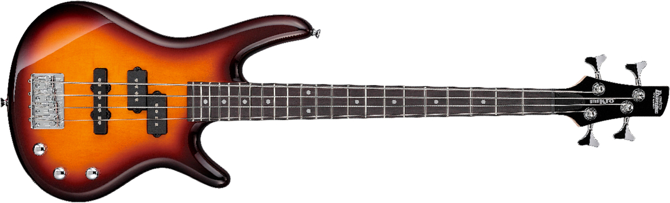 Ibanez Gsrm20 Bs Mikro Gio Shsc Pur - Brown Sunburst - Basse Électrique Enfants - Main picture