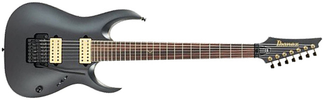 Ibanez Jake Bowen Jbm27 Signature 7c 2h Fr Rw - Black Flat - Guitare Électrique Forme Str - Main picture