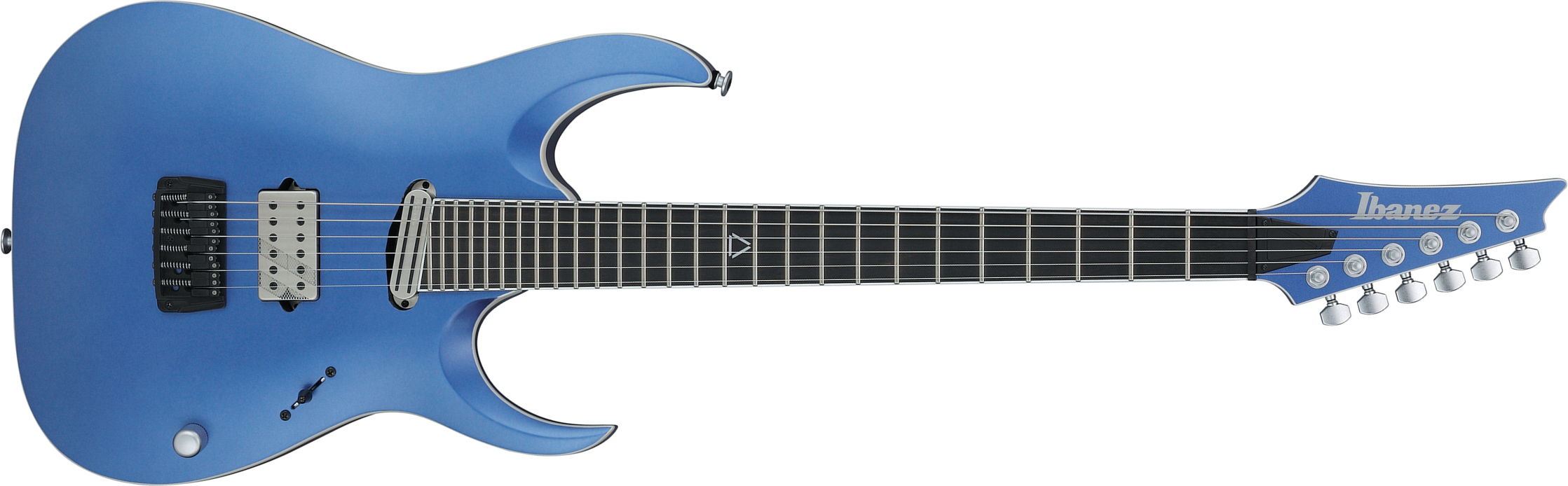 Ibanez Jake Bowen Jbm9999 Amm Jap Signature Hst Dimarzio Ht Eb - Azure Metallic Matte - Guitare Électrique Forme Str - Main picture