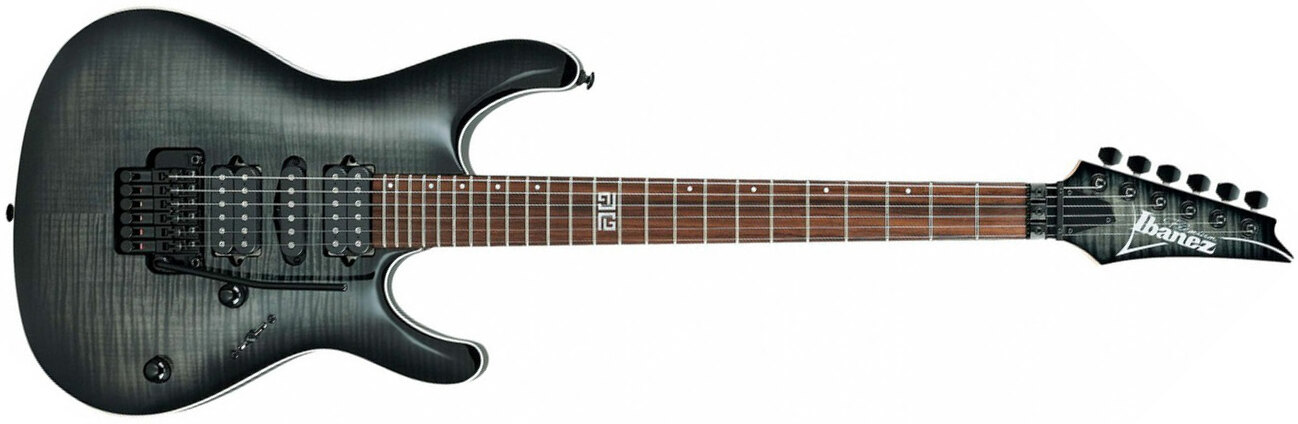 Ibanez Kiko Loureiro Kiko10bp Tgb Premium Signature Hsh Fr Pp - Trans Gray Burst - Guitare Électrique Forme Str - Main picture