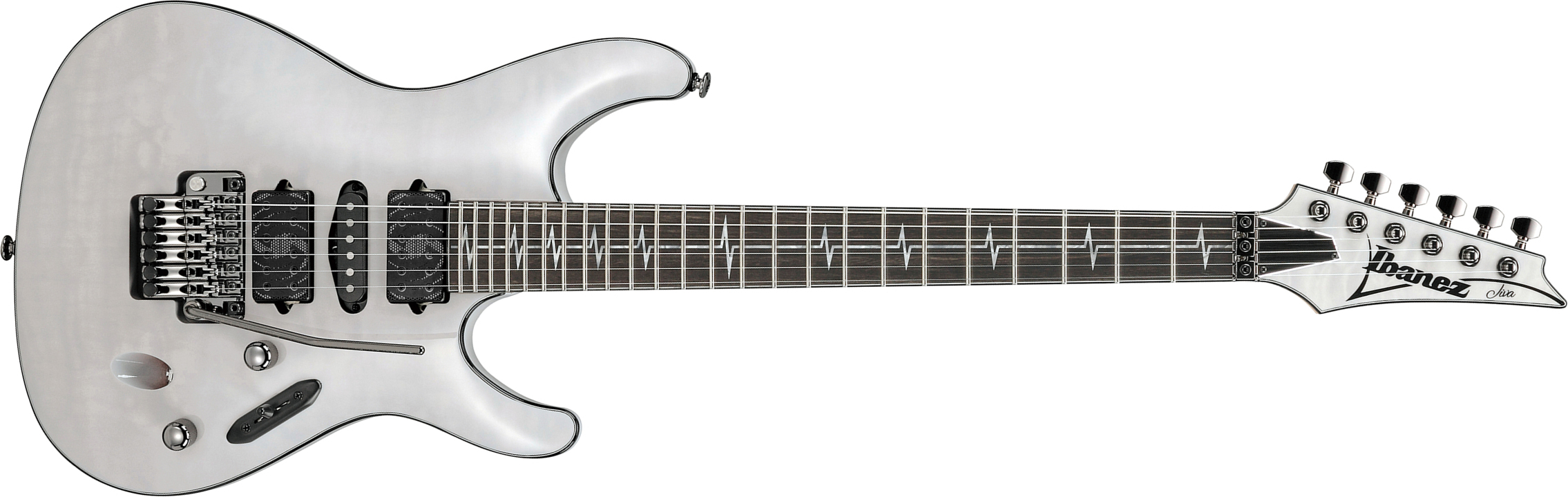 Ibanez Nita Strauss Jivax2 Gh Jap Signature Hsh Dimarzio Fr Eb - Ghost - Guitare Électrique Forme Str - Main picture