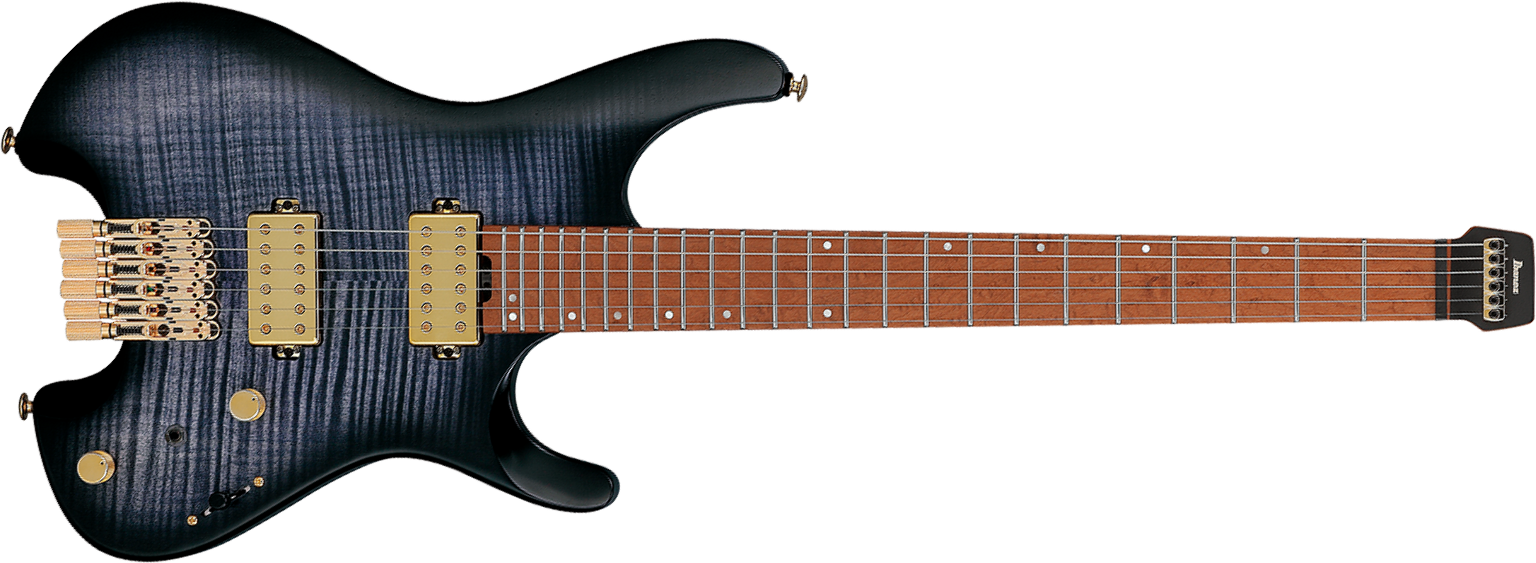 Ibanez Q52fmg Drl Quest Standard 2h Ht Mn - Deep Twilight Burst Low Gloss - Guitare Électrique Voyage - Main picture