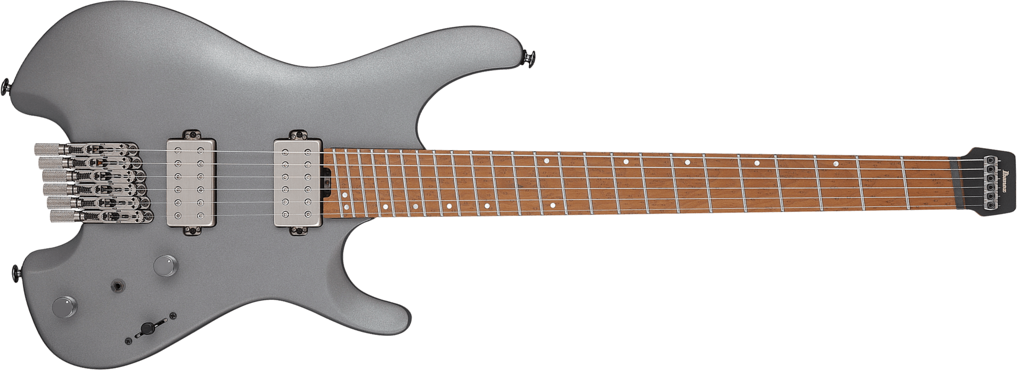Ibanez Qx52 Mgm Quest 2h Ht Mn - Metallic Gray Matte - Guitare Électrique Multi-scale - Main picture