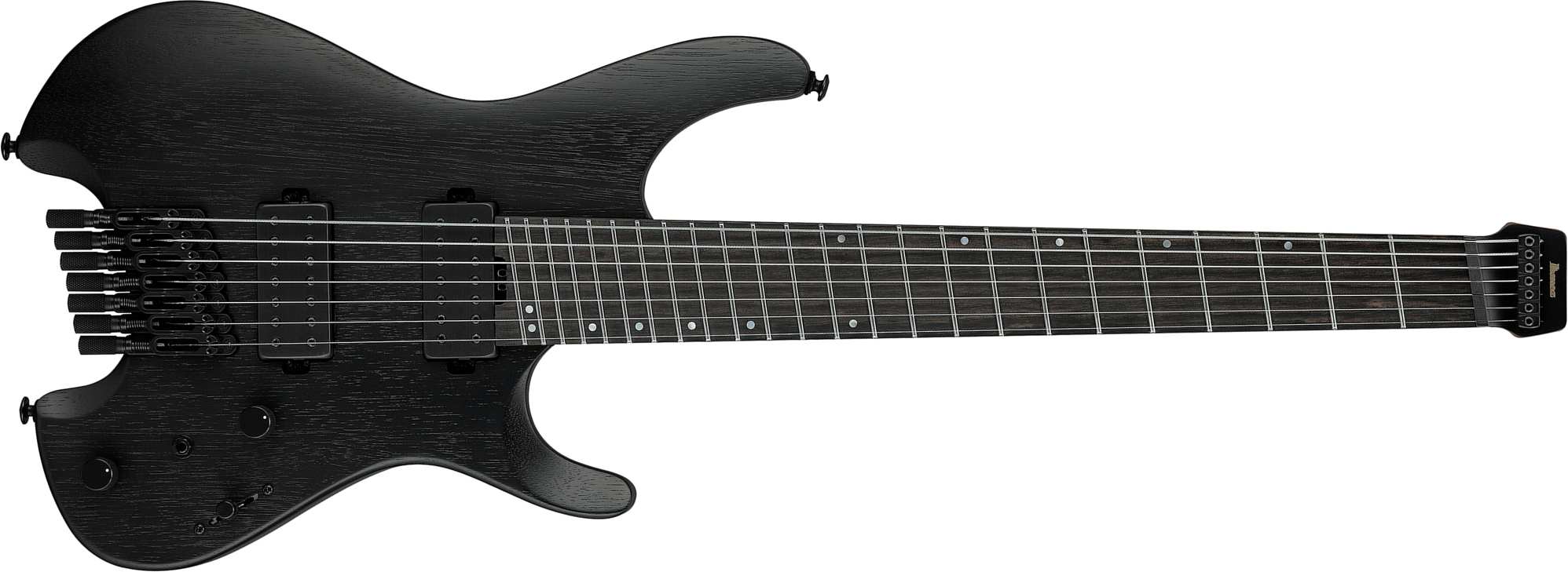 Ibanez Qx527b Wk Quest 7c 2h Ht Eb - Weathered Black - Guitare Électrique Double Cut - Main picture