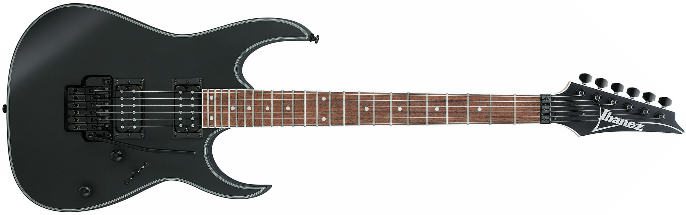 Ibanez Rg320exz Bkf Standard Fr Hh Jat - Black Flat - Guitare Électrique Forme Str - Main picture