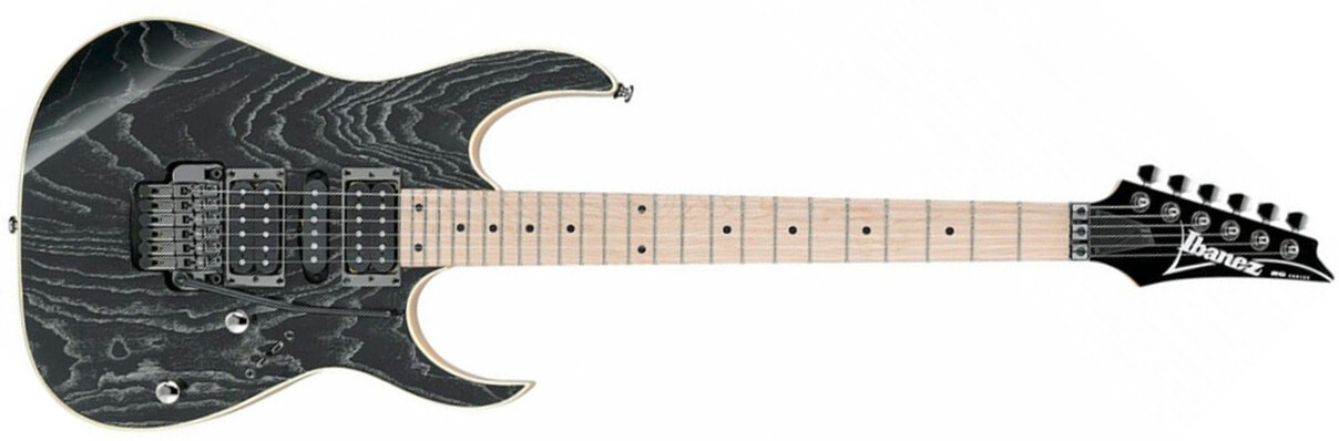 Ibanez Rg370ahmz Swk Standard Hsh Fr Mn - Silver Wave Black - Guitare Électrique Forme Str - Main picture