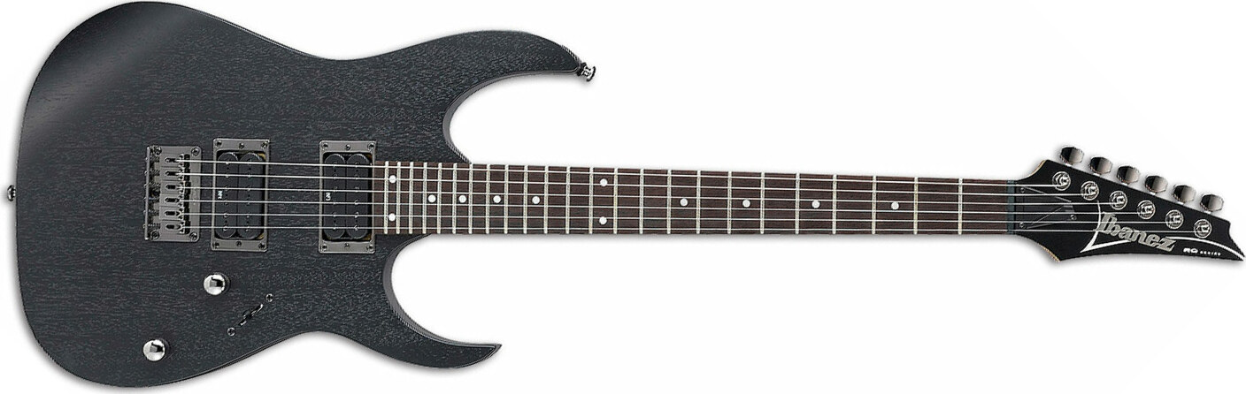 Ibanez Rg421 Wk Hh Ht Rw - Weathered Black - Guitare Électrique Forme Str - Main picture