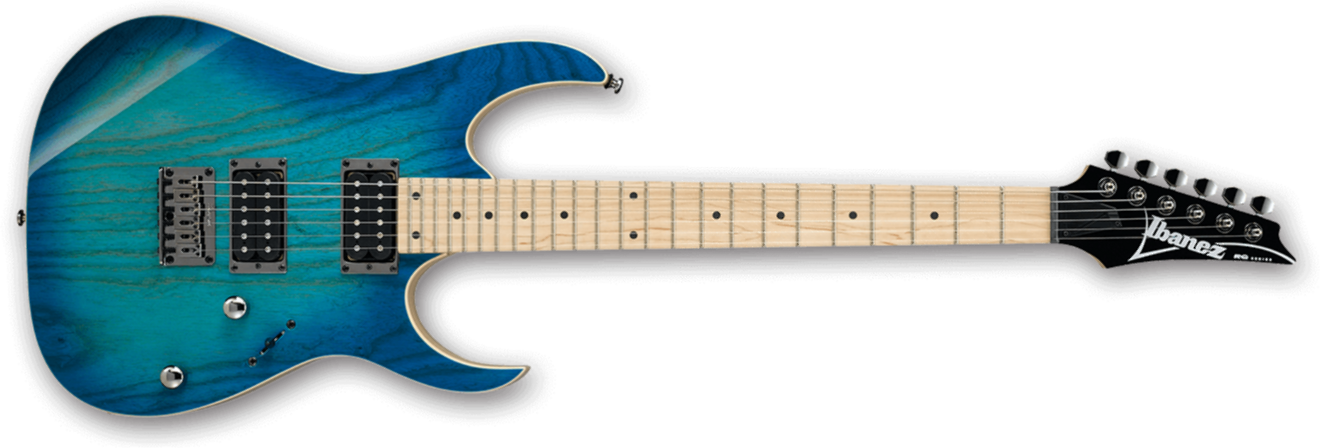 Ibanez Rg421ahm Bmt Standard Hh Ht Mn - Blue Moon Burst - Guitare Électrique Forme Str - Main picture