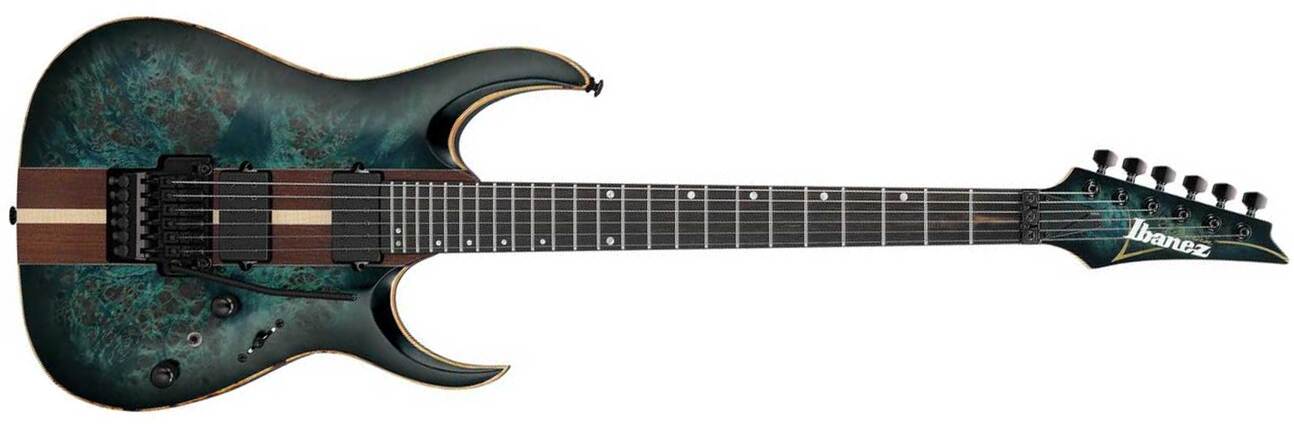Ibanez Rga20p1pb Cul Premium 2h Dimarzio Fr Eb - Cosmic Blue Burst Low Gloss - Guitare Électrique Forme Str - Main picture