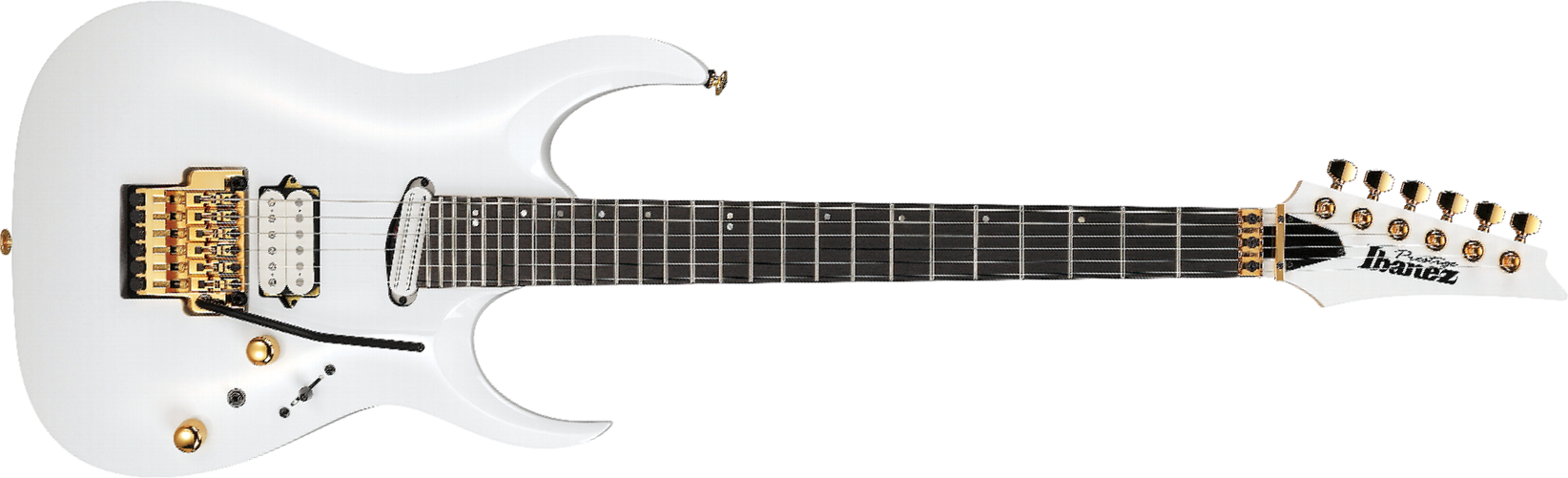 Ibanez Rga622xh Wh Axe Design Lab Jap 2h Trem Eb - White - Guitare Électrique Forme Str - Main picture