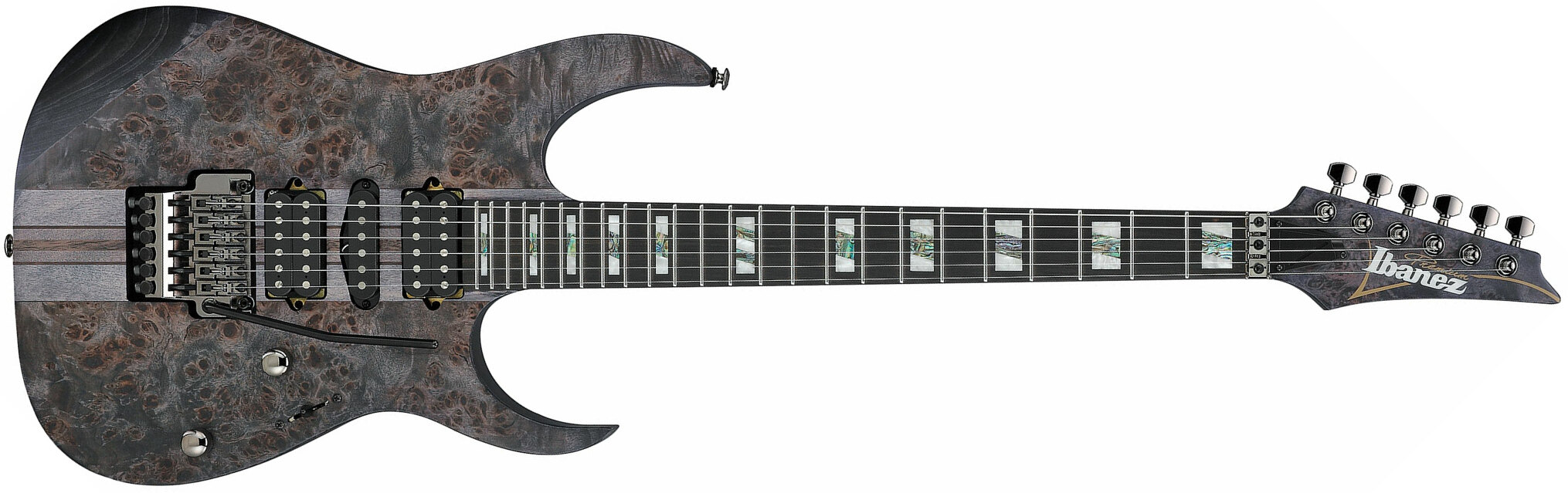 Ibanez Rgt1270pb Dtf Premium Hh Dimarzio Fr Eb - Deep Twilight Flat - Guitare Électrique Forme Str - Main picture
