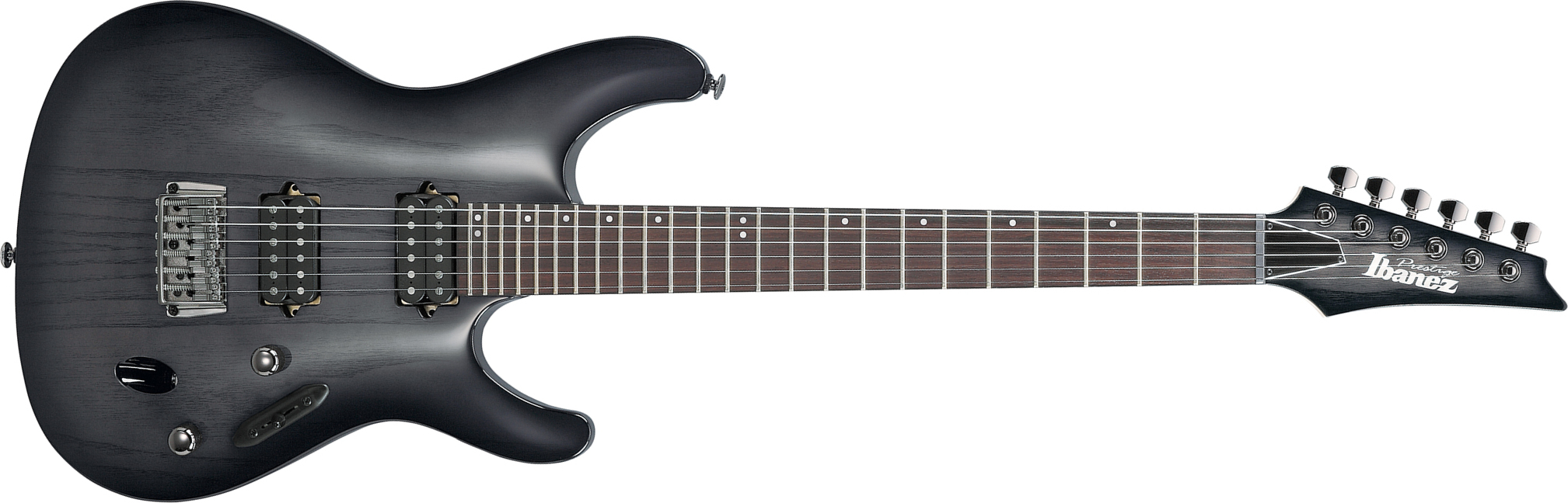 Ibanez S6621ah Tgb Prestige Jap 2h Ht Rw - Transparent Grey Burst - Guitare Électrique Forme Str - Main picture