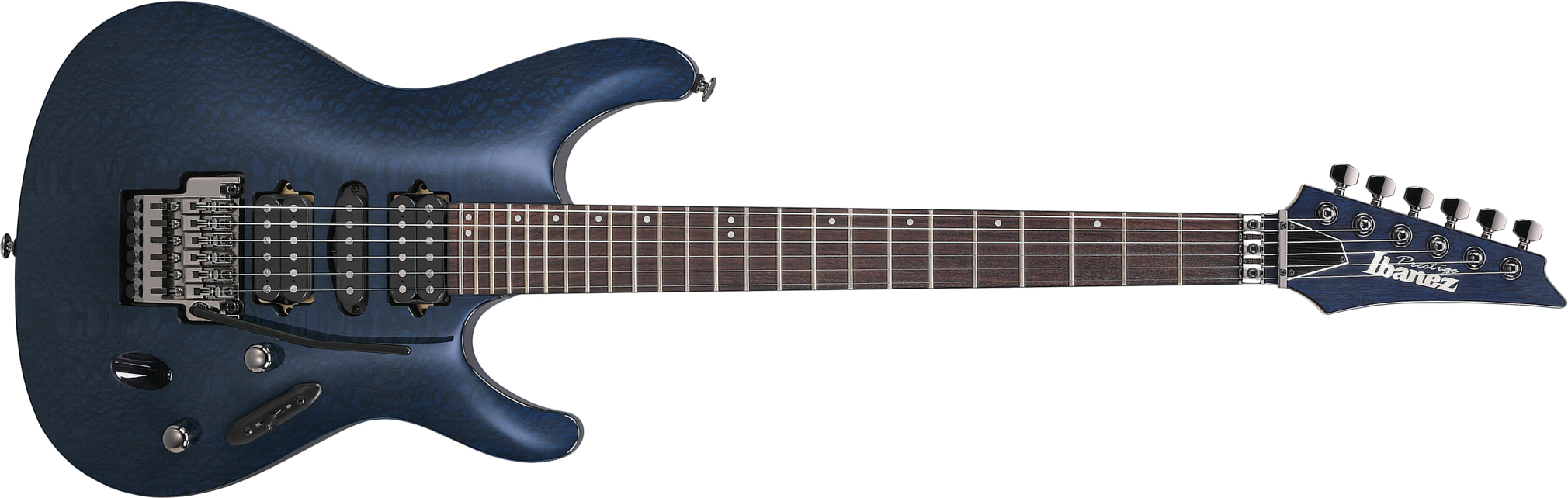 Ibanez S6670sk Dub Prestige Jap Hsh Dimarzio Fr Rw - Dark Ultramarine Blue - Guitare Électrique Forme Str - Main picture