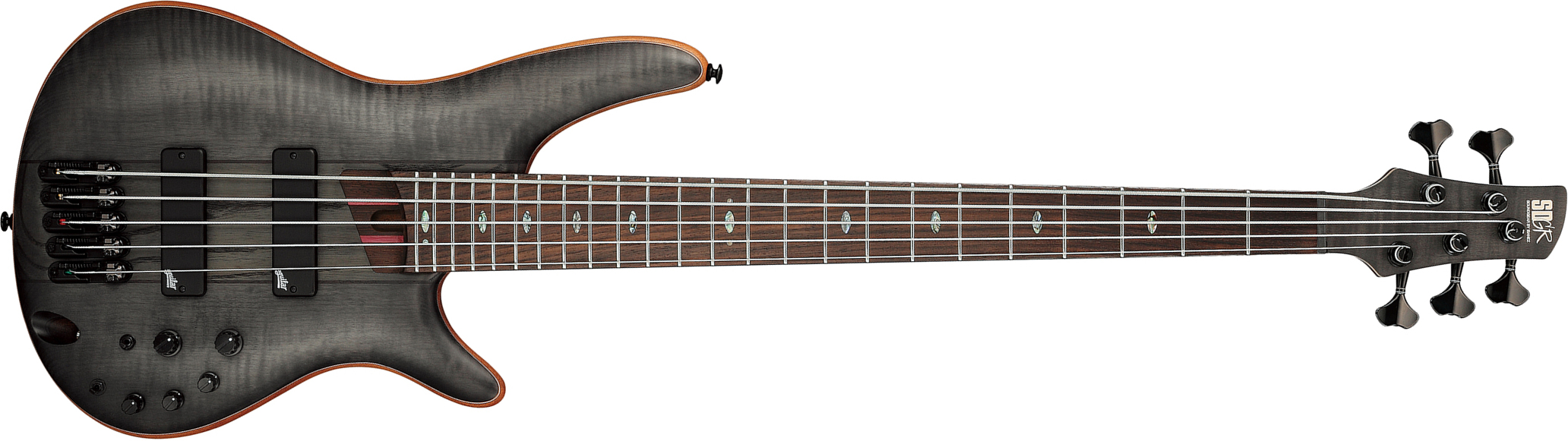 Ibanez Sr1455dw Tgf Premium 5c Active Rw - Transparent Gray Flat - Basse Électrique Solid Body - Main picture