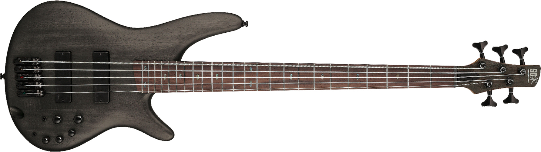 Ibanez Sr505a Tgf Standard 5c Active Bartolini Rw - Transparent Gray Flat - Basse Électrique Solid Body - Main picture