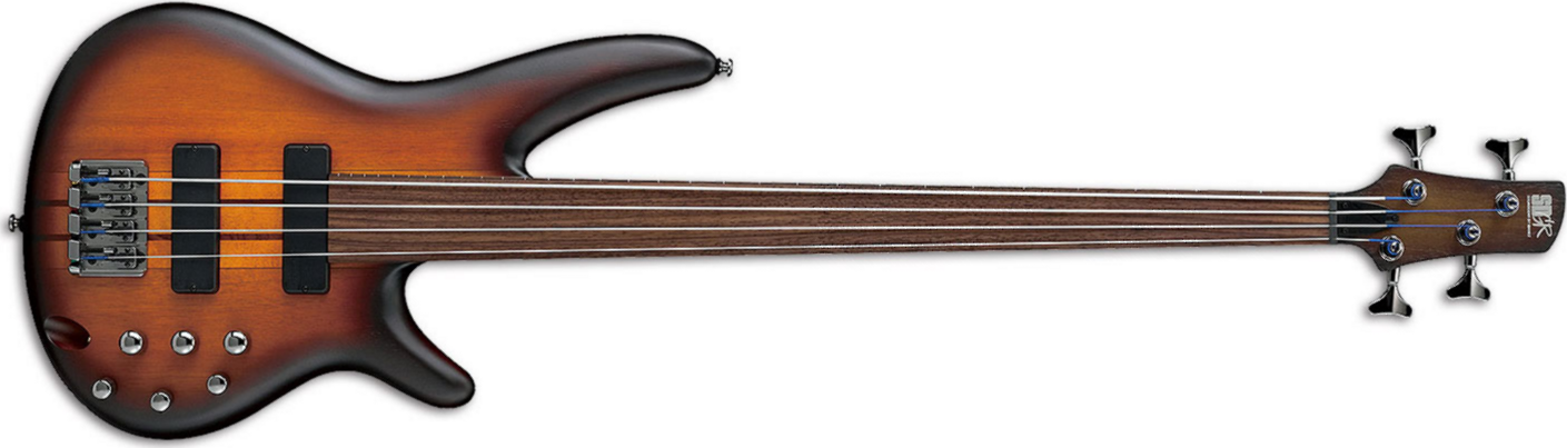 Ibanez Srf700 Bbf Fretless - Brown Burst Flat - Basse Électrique Solid Body - Main picture