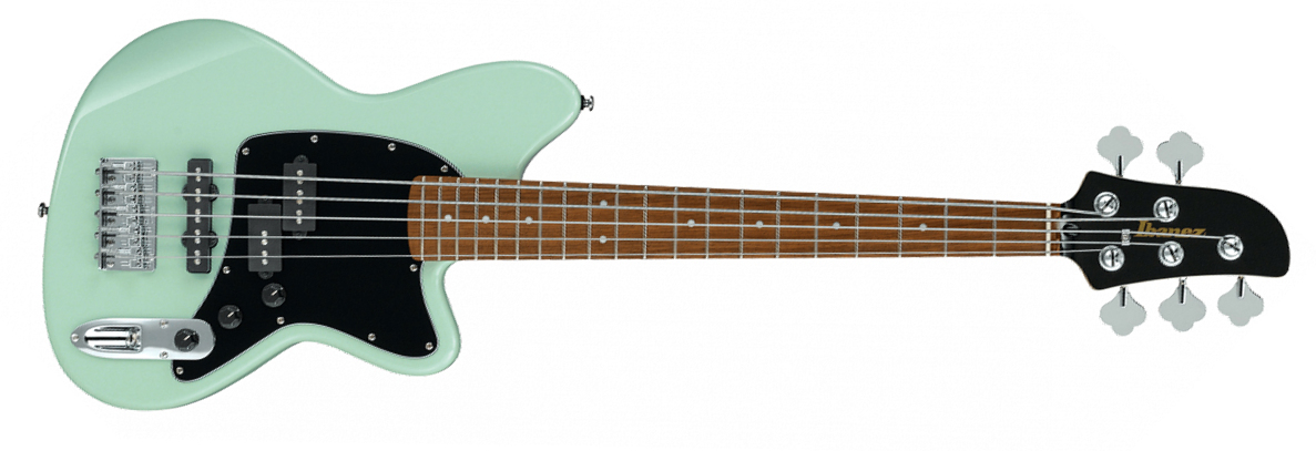 Ibanez Tmb35 Mgr Talman Bass 5-cordes Jat - Mint Green - Basse Électrique Enfants - Main picture