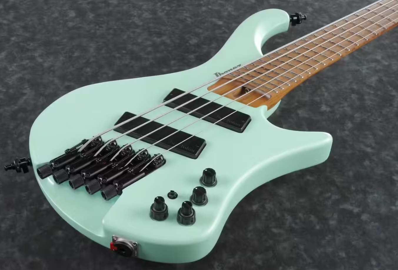 Ibanez Ehb1005msl Sfm Workshop Lh Gaucher 5c Multiscale Active Bartolini Mn - Sea Foam Green Matte - Basse Électrique Solid Body - Variation 2