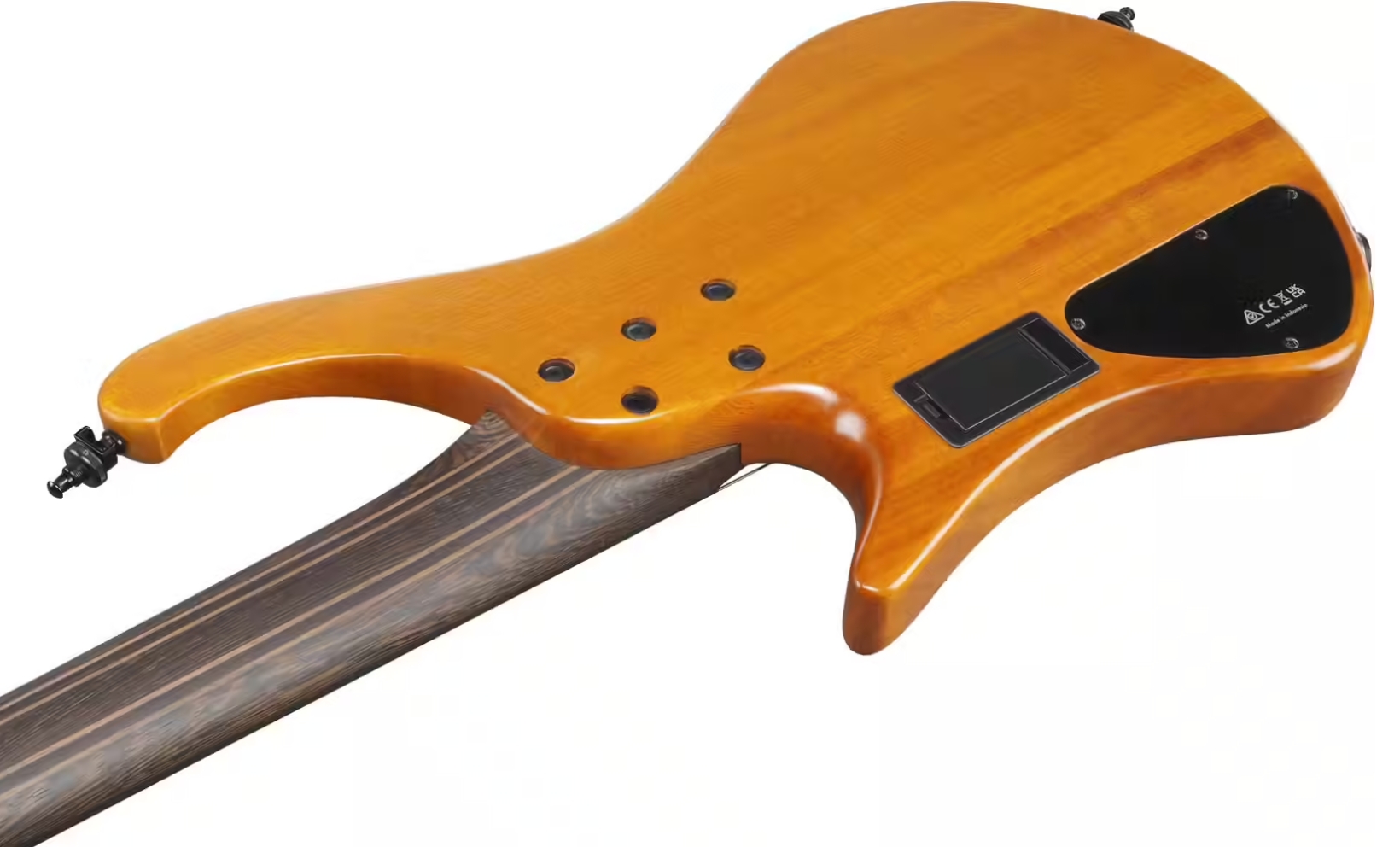 Ibanez Ehb1135ms Skl Workshop Multiscale 5c Active Bartolini Pp - Silver Wave Black Low Gloss - Basse Électrique Solid Body - Variation 3