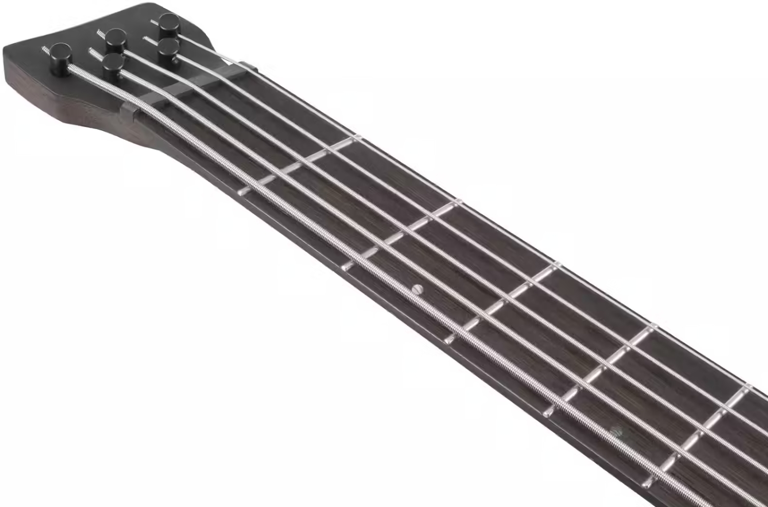 Ibanez Ehb1135ms Skl Workshop Multiscale 5c Active Bartolini Pp - Silver Wave Black Low Gloss - Basse Électrique Solid Body - Variation 4