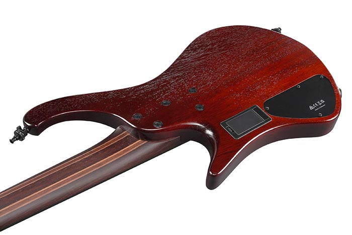 Ibanez Ehb1505s Del Workshop 5c Shsc Active Pp - Dragon Eye Burst Low Gloss - Basse Électrique Voyage - Variation 3