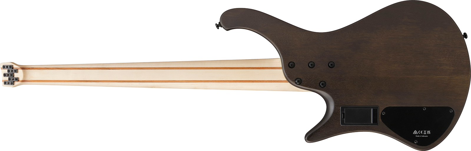 Ibanez Ehb605 Wnf Standard 5c Active Jat - Walnut Flat - Basse Électrique Solid Body - Variation 1