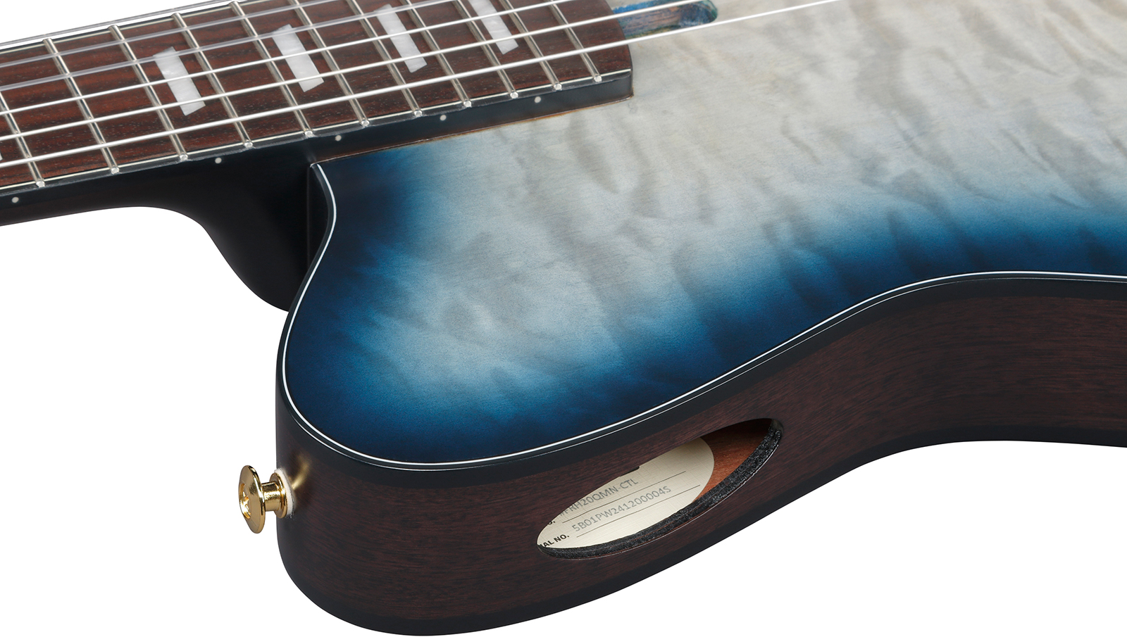 Ibanez Frh20qmn Ctl Fr Hollow Cw Erable Sapele Rw - Cosmic Blue Starburst Low Gloss - Guitare Classique Format 4/4 - Variation 5
