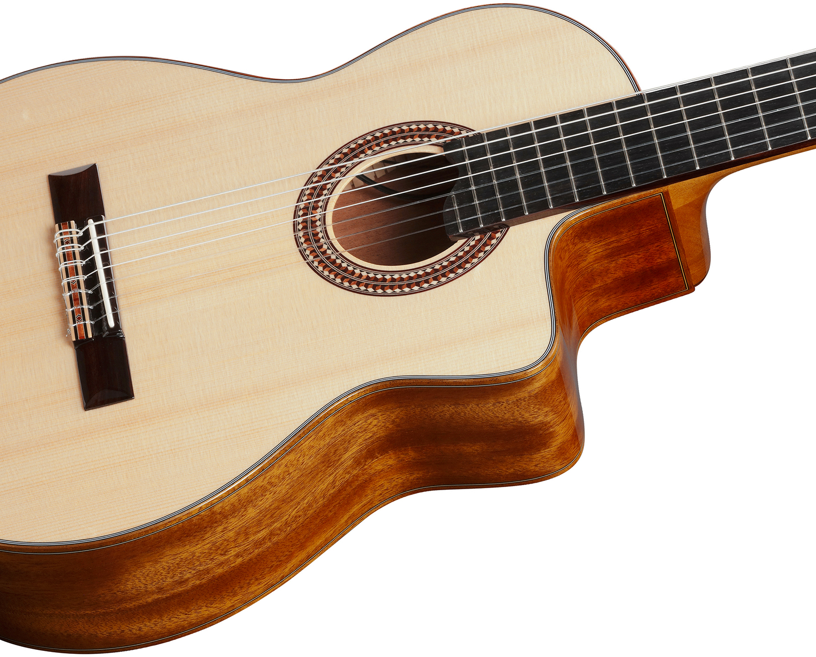 Ibanez Ga3007ce Nt Classical 4/4 7c Epicea Acajou Rw - Natural High Gloss - Guitare Classique Format 4/4 - Variation 2