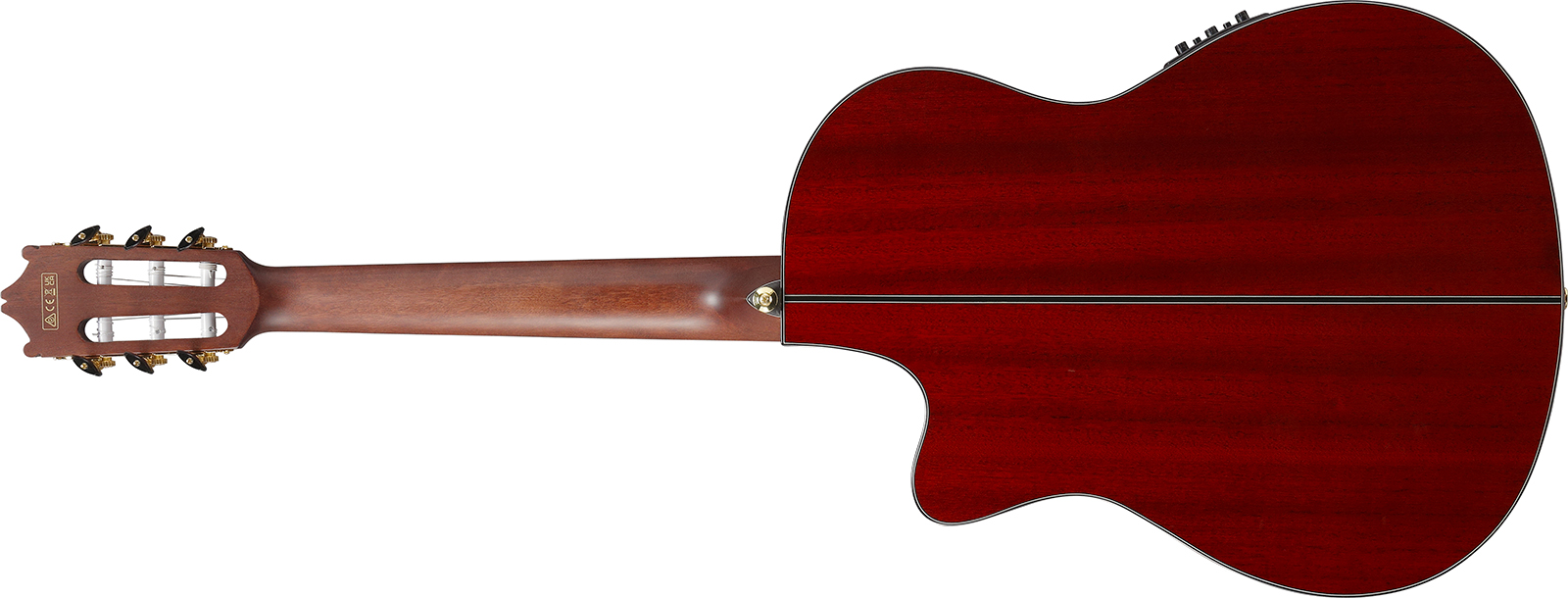 Ibanez Ga35tce Srr 4/4 Epicea Sapele Rw - Sapphire Red - Guitare Classique Format 4/4 - Variation 1