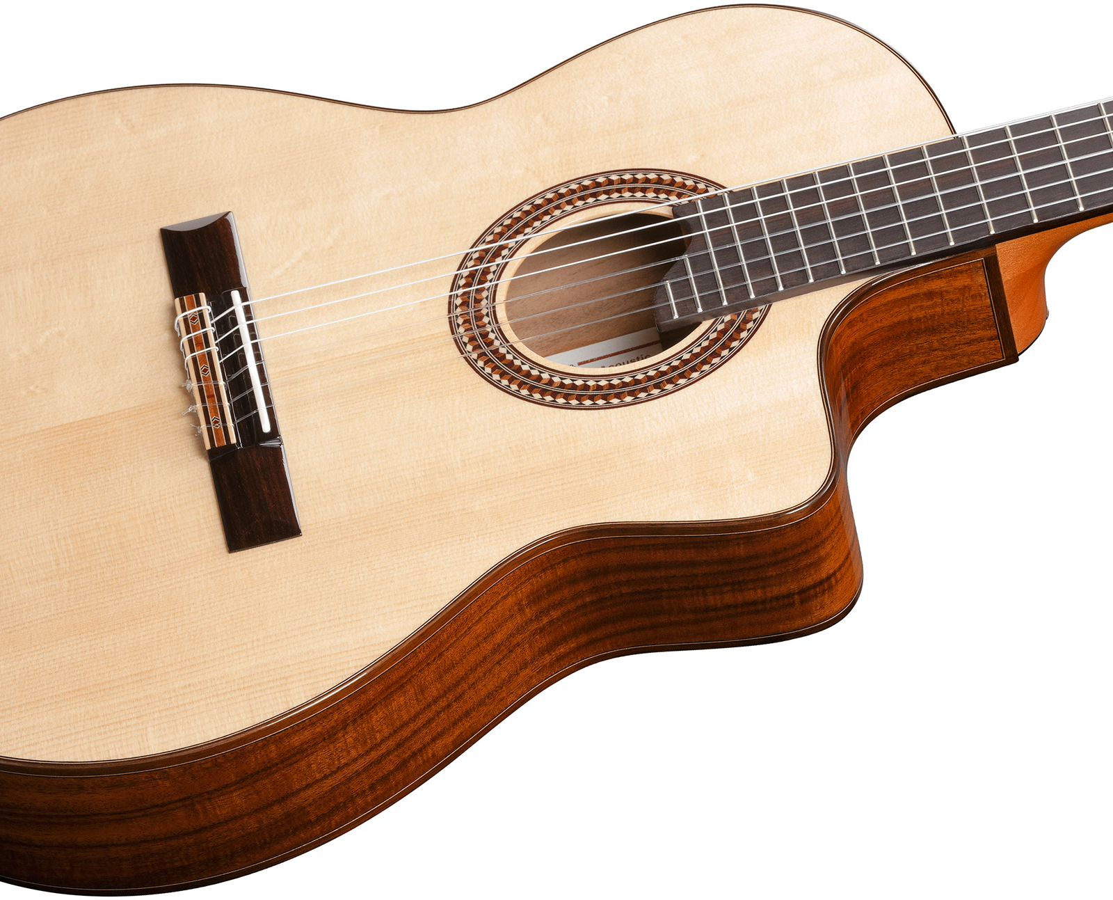 Ibanez Ga360tce Nt Classical 4/4 Thinline Epicea Acacia Rw - Natural High Gloss - Guitare Classique Format 4/4 - Variation 2