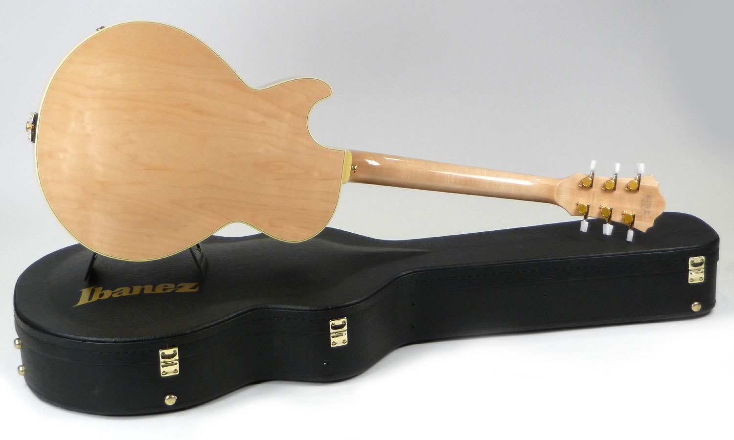 Ibanez George Benson Gb10 Nt Prestige Jap Signature 2mh Ht Eb - Natural - Guitare Électrique 3/4 Caisse & Jazz - Variation 2