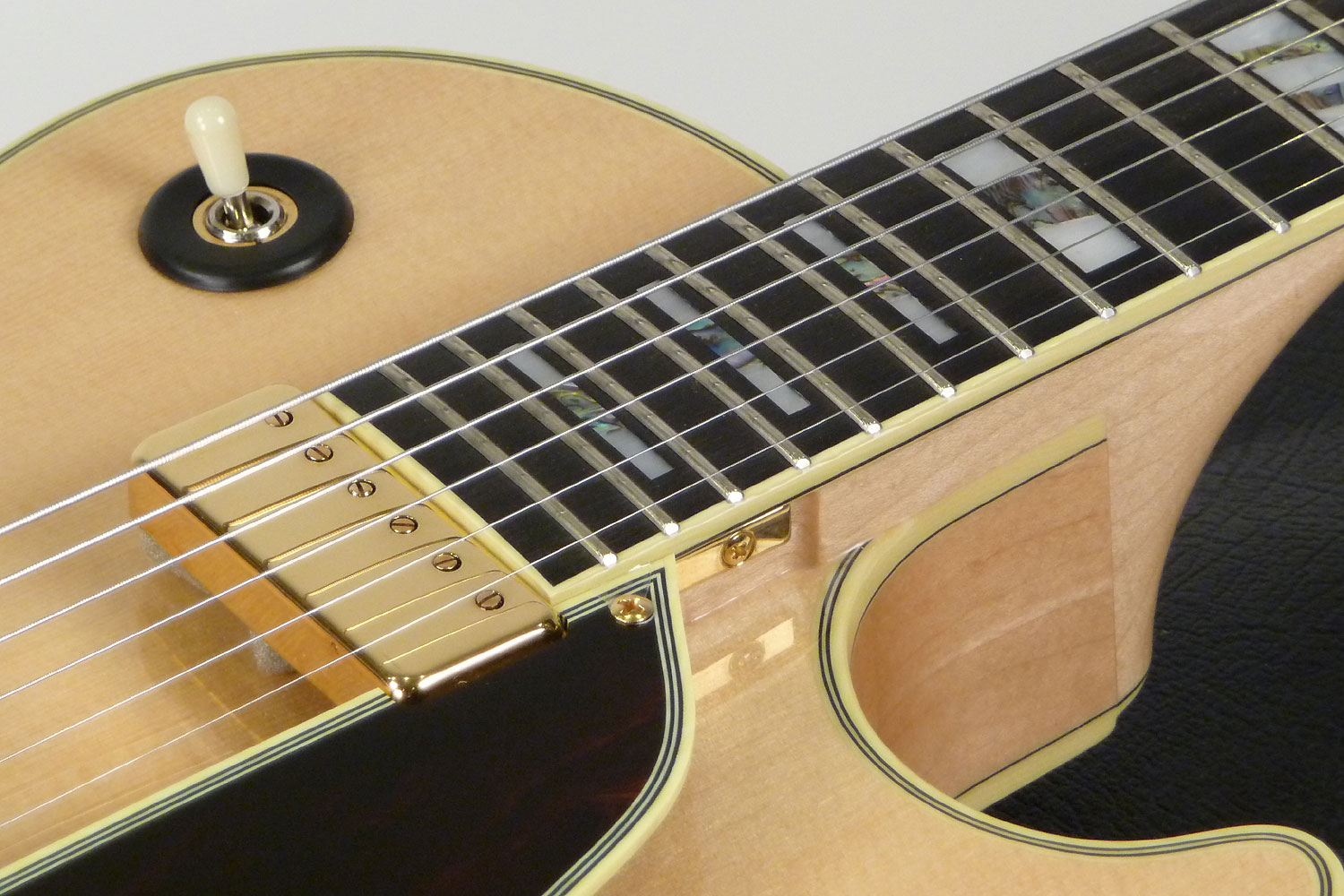 Ibanez George Benson Gb10 Nt Prestige Japon Hh Ht Eb - Natural - Guitare Électrique 3/4 Caisse & Jazz - Variation 7